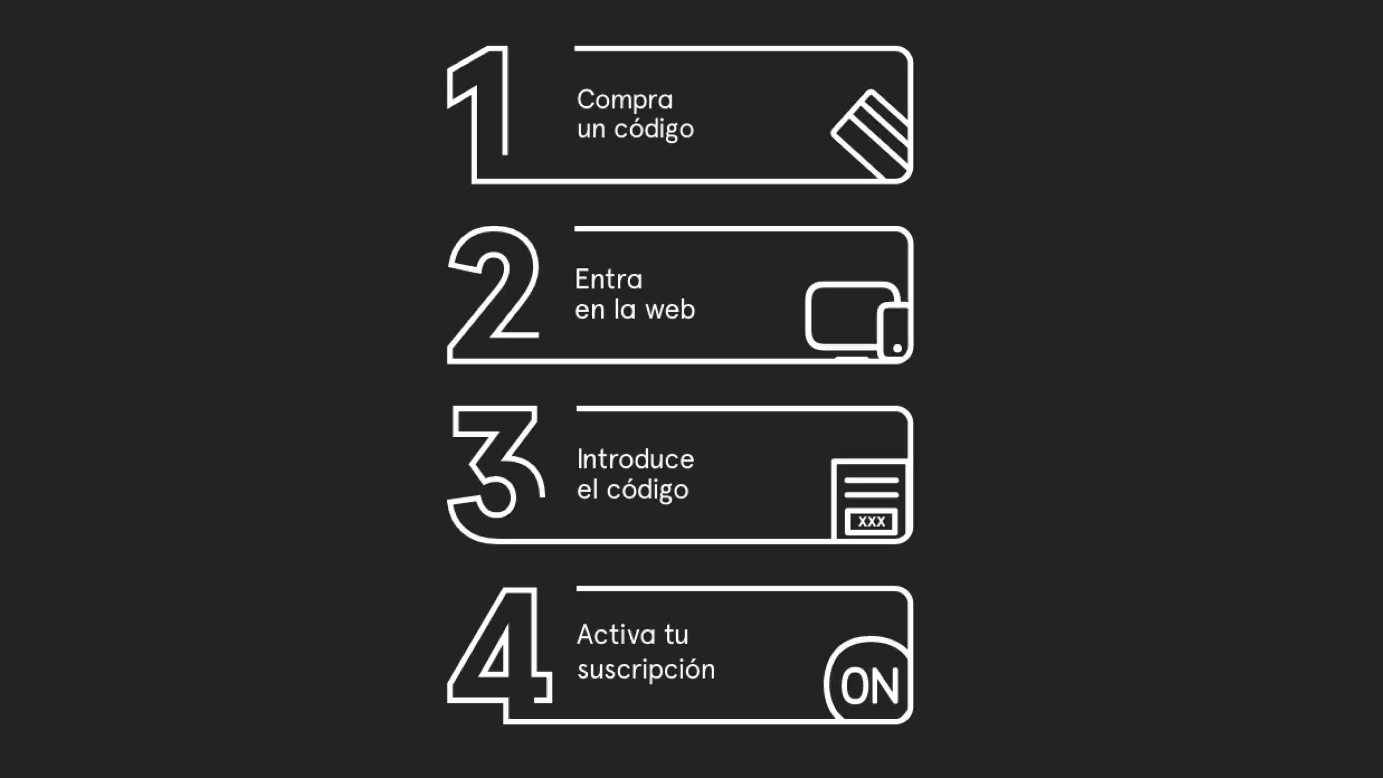 Canjear tu código es muy sencillo​  ​